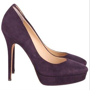 Jimmy Choo Purple Suede Pumps SIZE 38